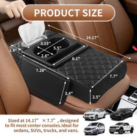 LuxeGrip Premium Leather Armrest Cover