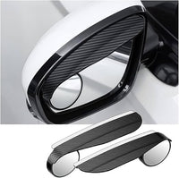 2-in-1 car blind spot mirror with rain visor