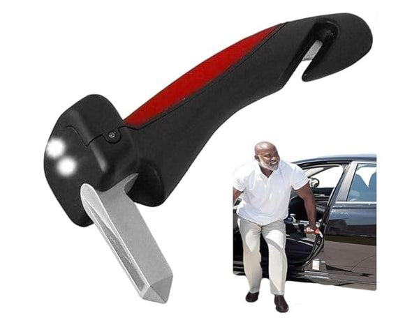 5-in-1 car support handle with window breaker