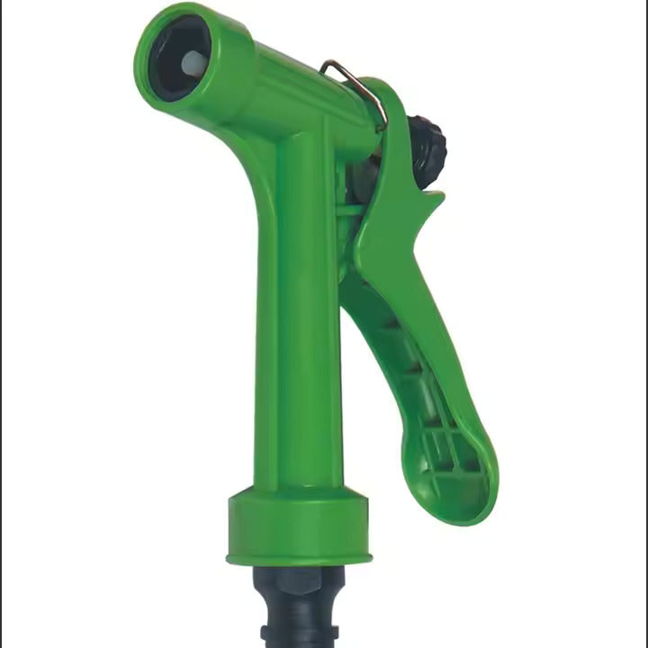 Locking grip garden hose spray nozzle