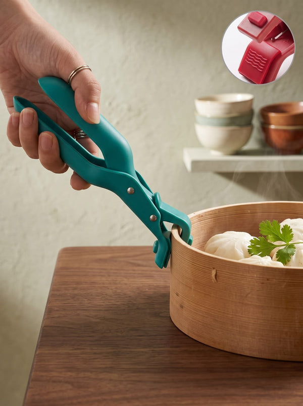 Anti-scald heat-resistant silicone bowl clip